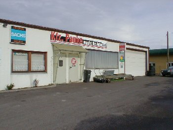 Die Werkstatt von Kfz-Panke GbR in Langewiesen